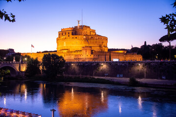 Castel Sant'Angelo in Rome, Italy.	
