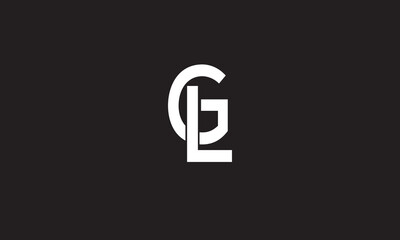 GL, LG, G, L Abstract Letters Logo Monogram