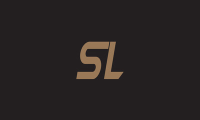SL, LS, S, L Abstract Letters Logo Monogram