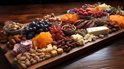 Fototapeta premium fruit and nuts HD 8K wallpaper Stock Photographic Image 