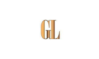 GL, LG, G, L Abstract Letters Logo Monogram
