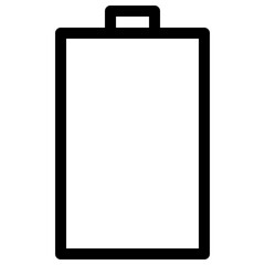Battery icon for electric power