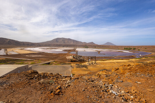 The Salinas Pedra de Luma at the Island Sal, Cape Verde, Africa