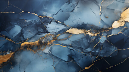 Abstract luxury marble texture gold and dark blue tone, marble texture background, marble wallpaper