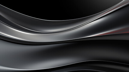 Sleek abstract dark background with colourful waves and modern design.