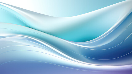 Fototapeta premium Modern abstract blue gradient background with geometric patterns.