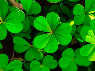 Close-up of Natural Flora with Green Leaves