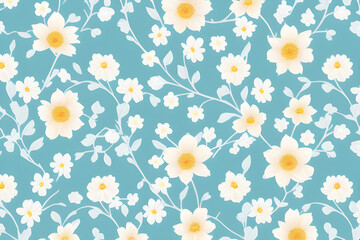seamless floral pattern
small flower pattern. Generative Ai