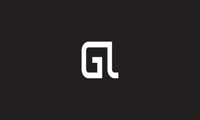 GL, LG, G, L Abstract Letters Logo Monogram