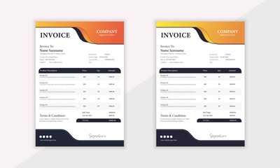 Invoice Design For business.