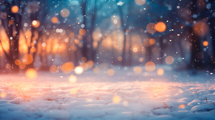 Obraz premium Schneelandschaft 