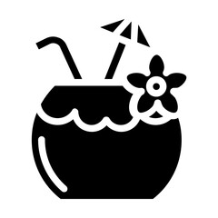 coconut drink icon