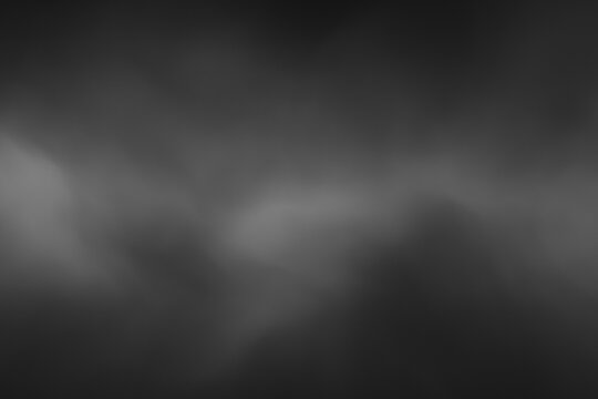 Abstract blurred black white smoke illustration background.
