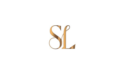 SL, LS, S, L Abstract Letters Logo Monogram