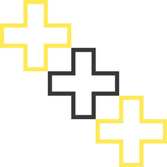 Obraz premium Abstract Memphis Geometric Element