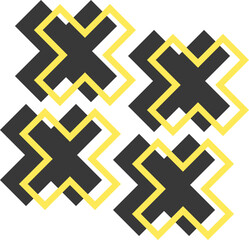 Abstract Memphis Geometric Element