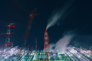 鹿島臨海工業地帯工場夜景 茨城県