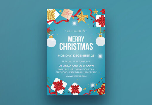 Christmas Flyer Poster Layout