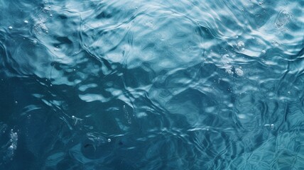 Obraz premium close up horizontal view of water surface AI generated