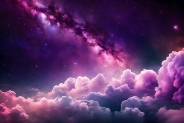 abstract starlight and pink and purpel clouds stardust, blink, background, presentation, star, concept, magazine, powerpoint, website, marketing,-- - obrazy, fototapety, plakaty