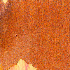 Old rusty iron metal background plate texture
