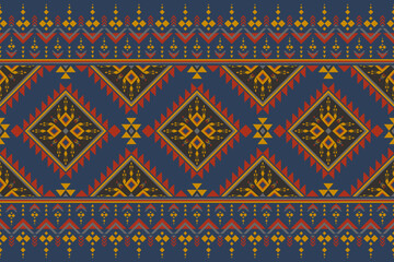 Geometric seamless ethnic pattern. Geometric ethnic pattern can be used in fabric design for clothes, decorative paper, wrapping, textile, embroidery, illustration, vector, carpet