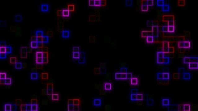 Neon background video loop 4K