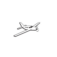 Fototapeta na wymiar Plane logo or icon design