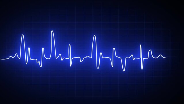 heart beat shapes in motion background video heart beat video graph