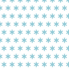 Seamless pattern with snowflake image. New Year's design for wallpaper, background, wrapping paper, fabric. Vector illustration