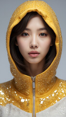 portrait of  a beautiful korean girl
