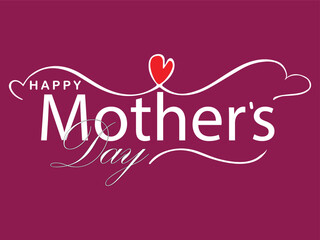 Happy Mother's Day. banner, Greeting card, poster