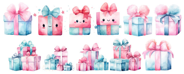 Watercolor Winter Clipart