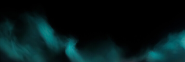 smooth abstract smoke on black background for composition design