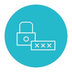 Obraz premium Password Icon