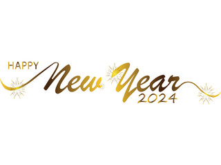 Happy New Year Background Design. Greeting Card, Poster, Banner - Powered by Adobe