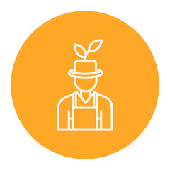 Male Farmer Icon