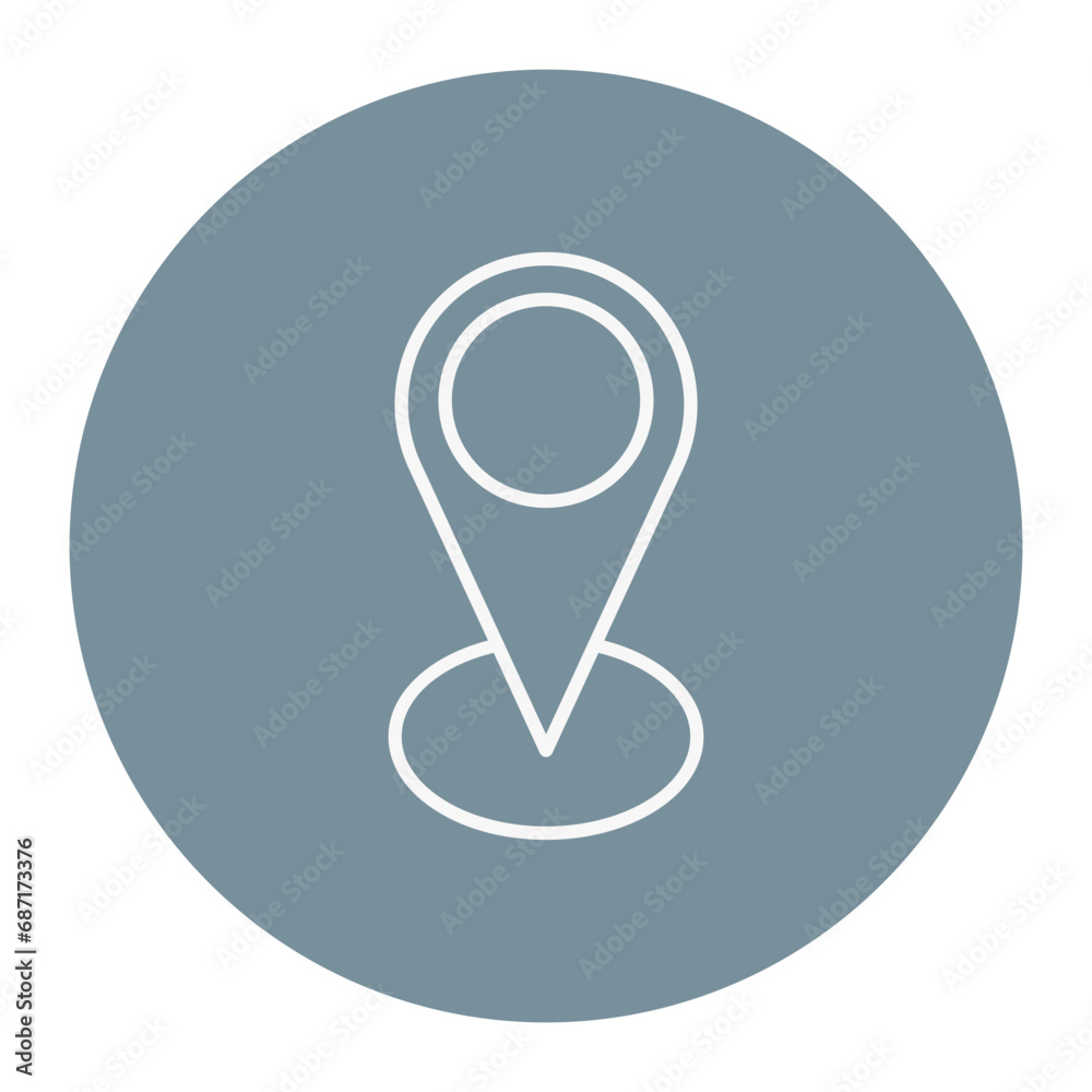 Sticker location icon