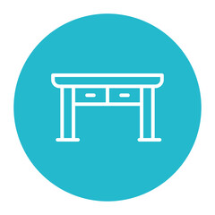 Fototapeta premium Table Icon