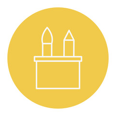 Obraz premium Pencil Box Icon