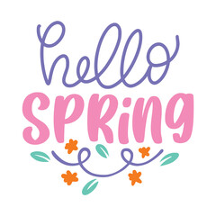 Spring Lettering Quotes For Printable Posters, Cards, Tote Bags, Or T-shirt design. 