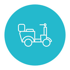 Delivery Scooter Icon