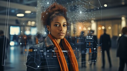 AI gathers and analyses human data, recognising and identifying citizens by their faces .