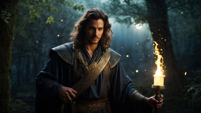 This image is based on a the tale of Legend King Arthur and it's related stories