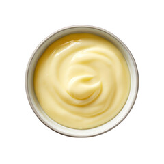 Custard Bowl Isolated on Transparent or White Background, PNG
