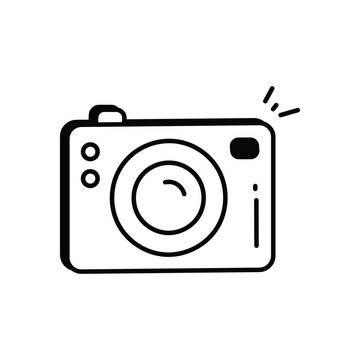 Camera icon vector stock illustration