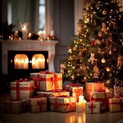 Collectio in a minimalist design, metallic elements and innovative forms of gifts are arranged on a stylish base. Intense LED lights illuminate the space, and fresh, modern colors create a futuristic 