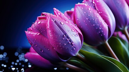 Violet Tulip, Background Image, Desktop Wallpaper Backgrounds, HD