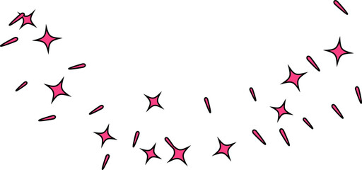 retro stars confetti