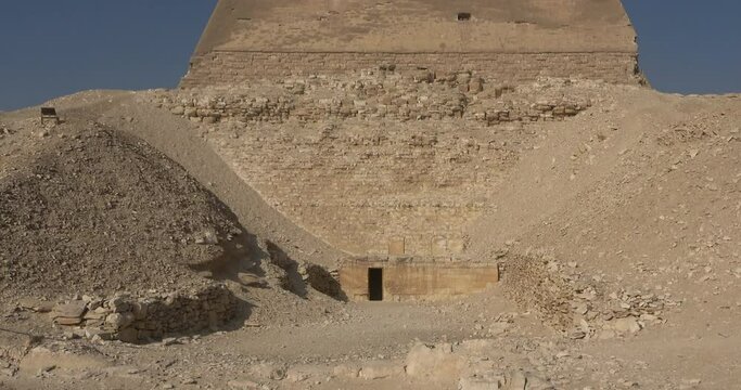 The Meidum pyramid in Egypt